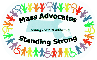 Mass Self Advocates Standing Strong Logo