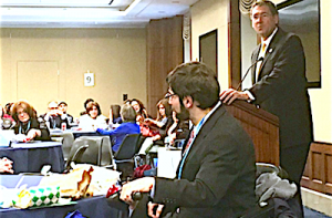 Rep. Gregg Harper addressing Jewish Disability Advocacy Day on Capitol Hill