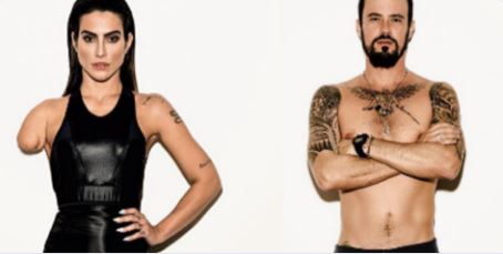 Two able-bodied actors- Cleo Pires and Paulo Vilhena- were photoshopped in order to portray Paralympic athletes with disability for Vogue Brazil. (photo credit: Twitter Screenshot)