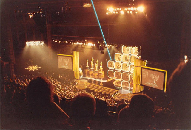 1988 Academy Awards Ceremony. Since that year, about half of the best actor Oscars went to men who played characters with disabilities, yet not one of them had the disability they played. (photo credit: Alan Light, CC BY 2.0, https://flic.kr/p/k79Wk)